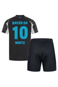 Bayer Leverkusen Florian Wirtz #10 Babytruitje 3e tenue Kind 2024-25 Korte Mouw (+ Korte broeken)